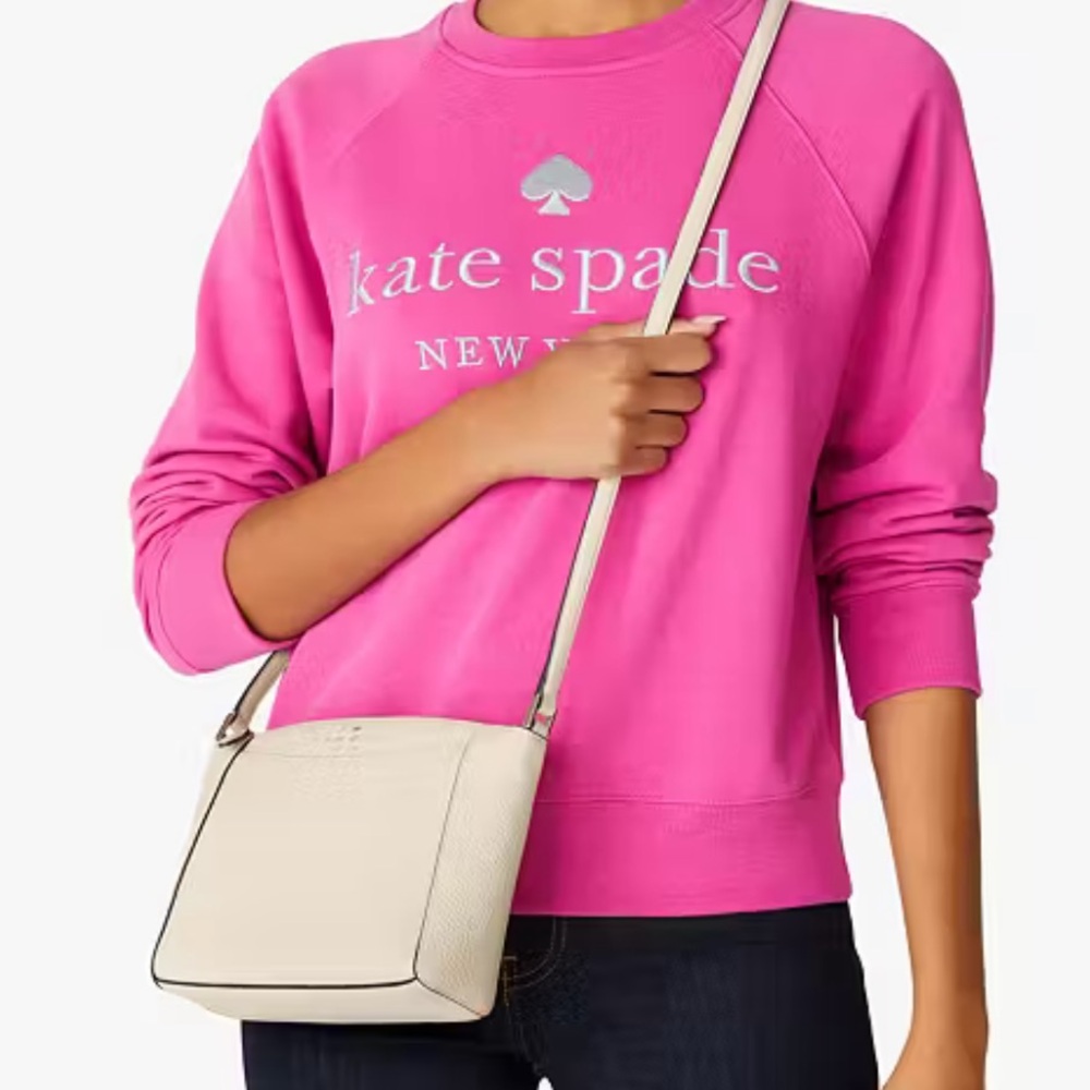 NWT KATE SPADE Monica Small Crossbody Light Sand - Picture 2 of 5